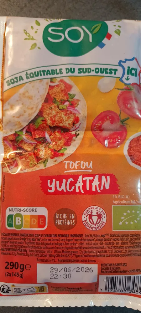 Tofou Yucatan