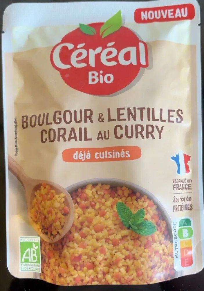 Boulgour & Lentilles corail au curry