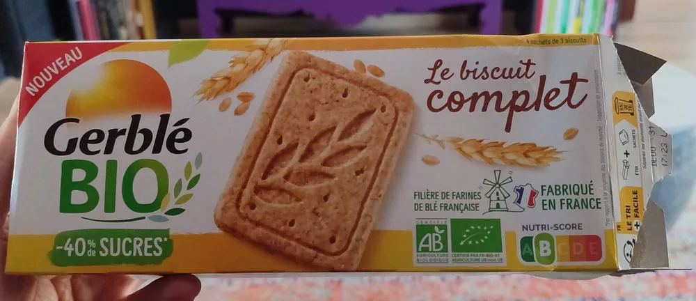 Le biscuit complet bio