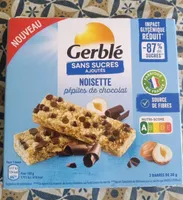 Barres noisette pépites de chocolat