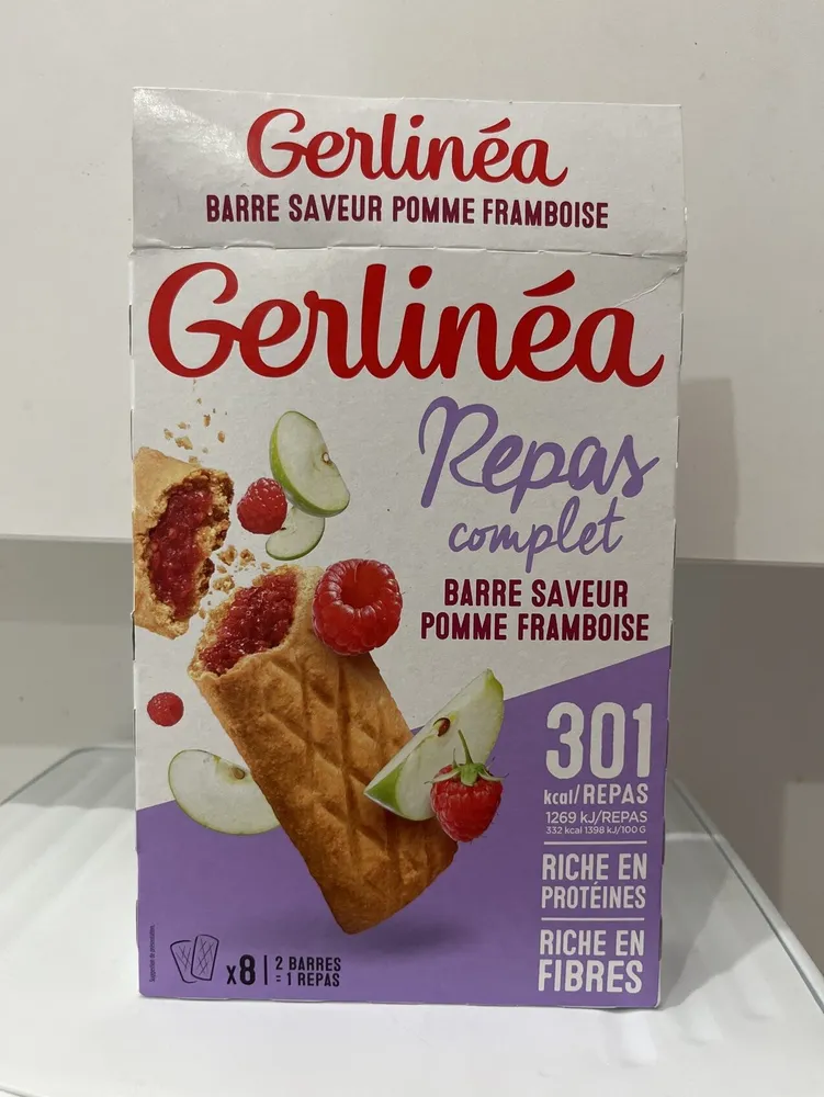 Repas Équilibré barre saveur Pomme Framboise