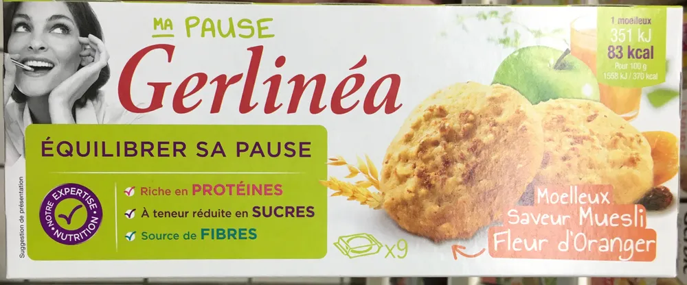 Biscuits moelleux saveur muesli fleur d'oranger