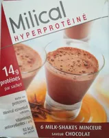 Milk-shakers minceur saveur chocolat