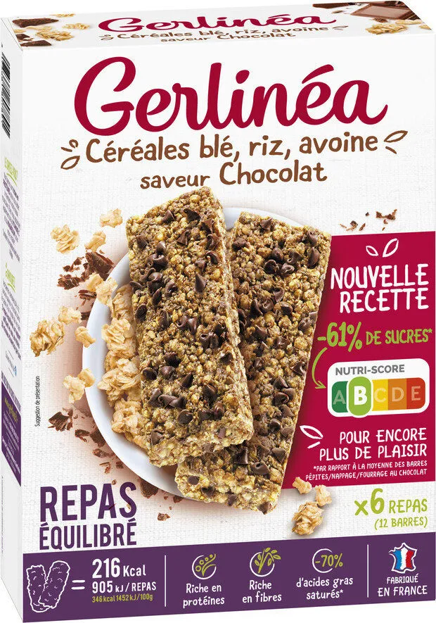 Barre Céréales Pépites de chocolat