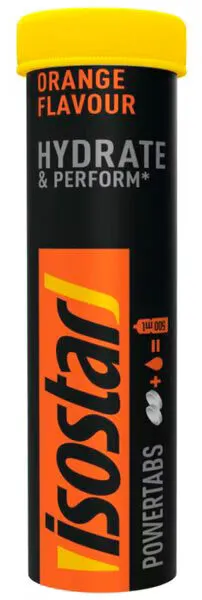 Fast Hydration Orange Powertabs Comprimés Effervescents