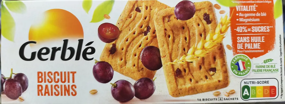 Biscuit raisins