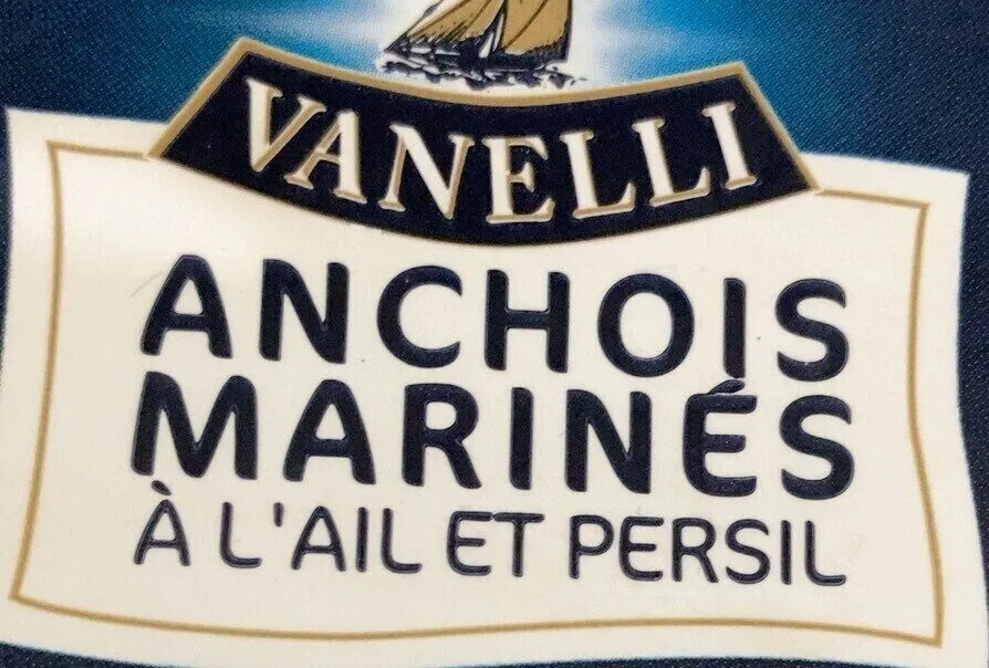 Anchois marinés ail et persil