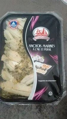 Anchois marinés à l'ail et persil