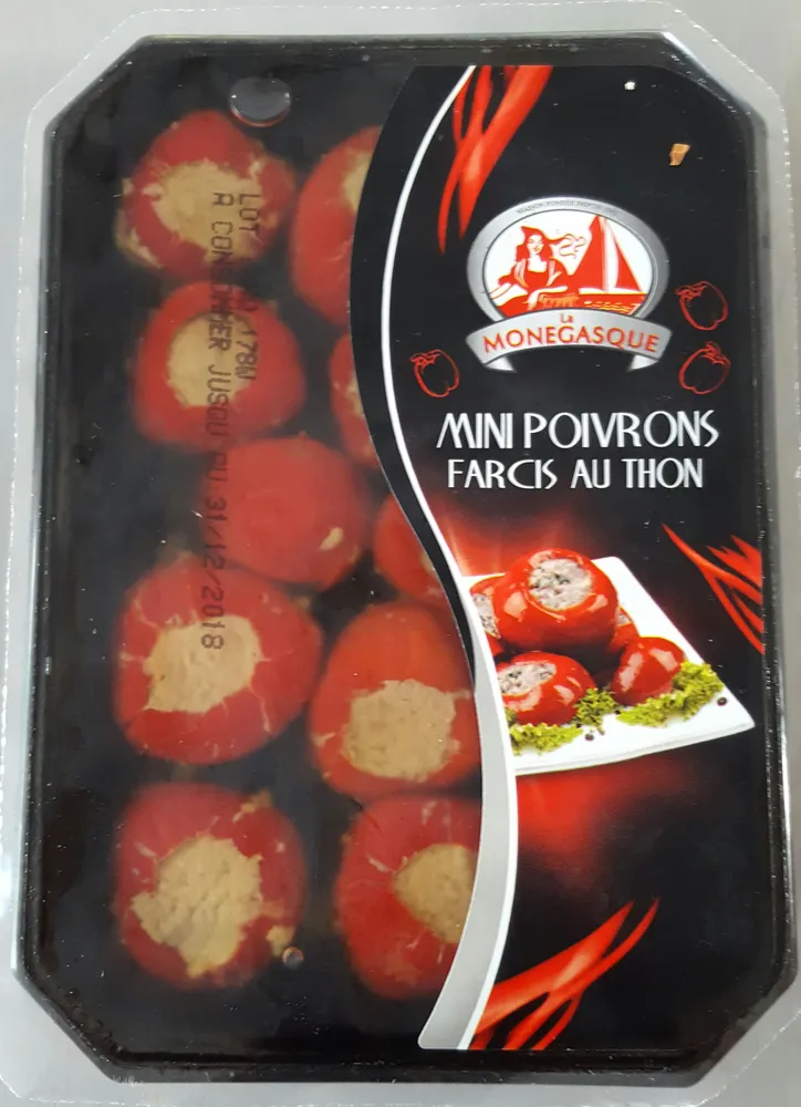 Mini poivrons farçis au thon