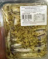 Anchois marinés à l'ail