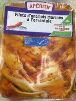 Filets d'anchois marines a l'orientale