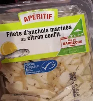 Filet anchois aux citrons confits
