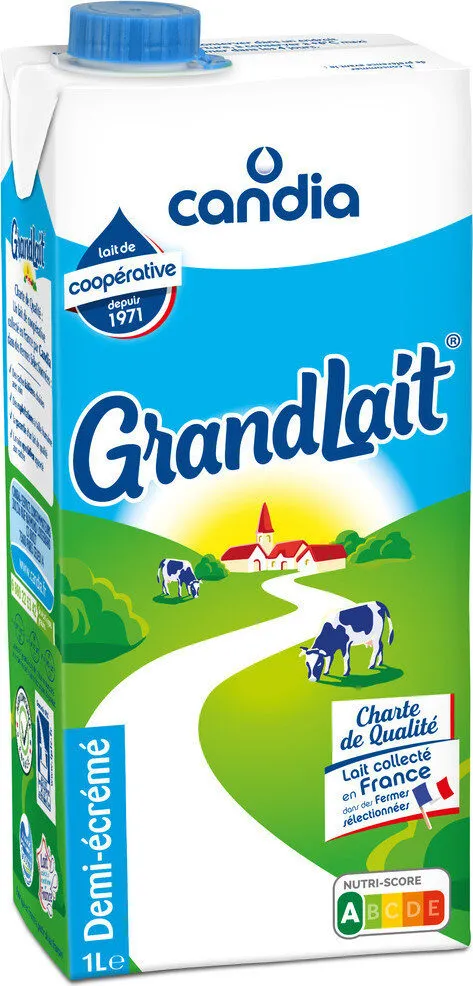 LAIT UHT DEMI-ECREME