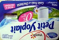 Petit Yoplait, (0 % MG) 12 fromages blancs nature