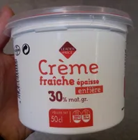 Crème fraîche épaisse entière à 30% de matière grasse