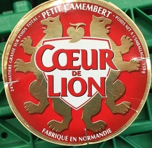 CŒUR DE LION PETIT CAMEMBERT FABRIQUÉ EN NORMANDIE