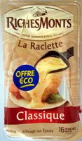 Raclette Classique 400 g 16 tranches Richesmonts