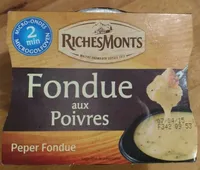 Fondue aux poivres