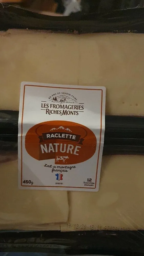 Raclette nature