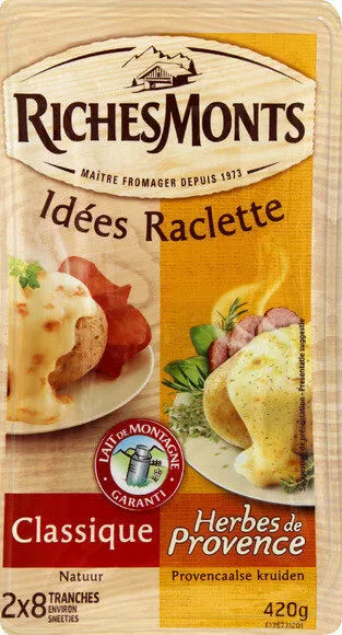 Fromage à raclette Classique/herbes de Provence