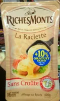 La Raclette sans croûte (+10 % gratuit)