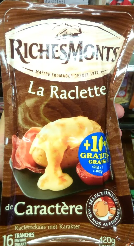 La Raclette de Caractère (+10 % gratuit)