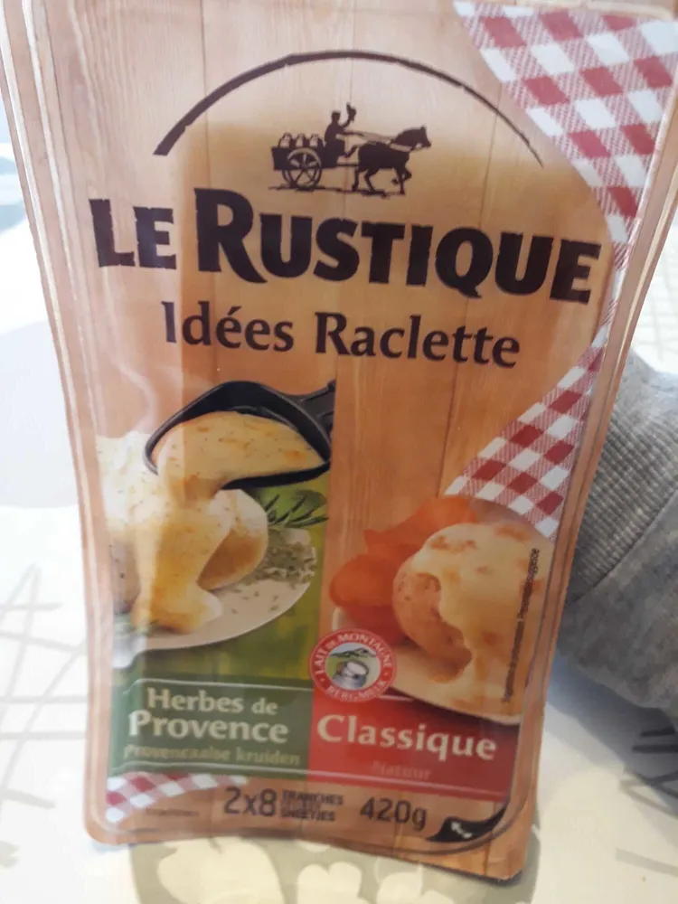 Idées raclette - herbes de Provence / classique
