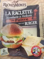 La Raclette - Fondante et relevée au poivre, Spécial burger