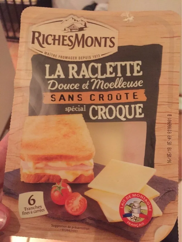 La raclette spéciale croque sans croûte