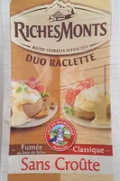 Duo raclette fumée/classique sans croûte