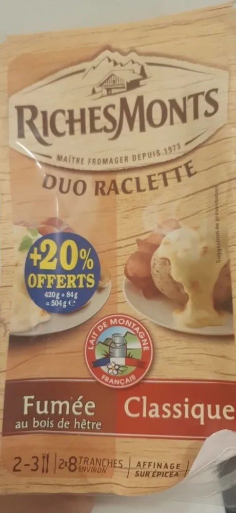 Duo raclette