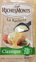 La Raclette classique -25 % de sel