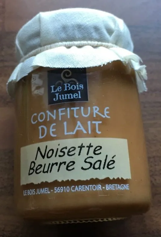 Confiture de lait noisette beurre salé