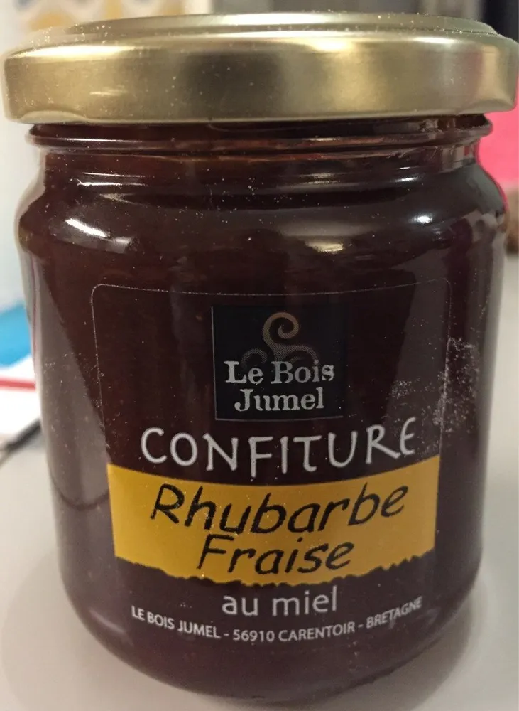 Confiture fraise rhubarbe