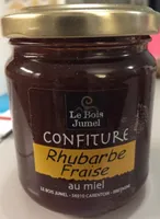 Confiture fraise rhubarbe