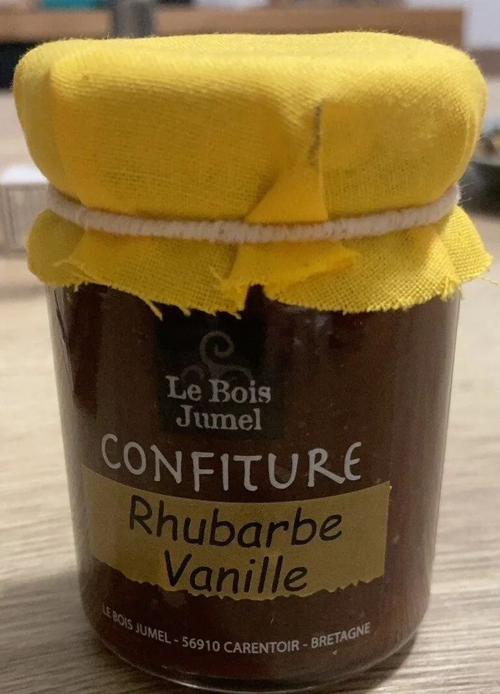 Confiture rhubarbe vanille