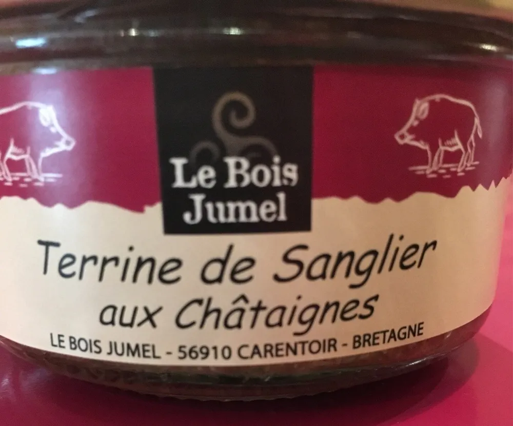 Terrine de sanglier aux chataignes