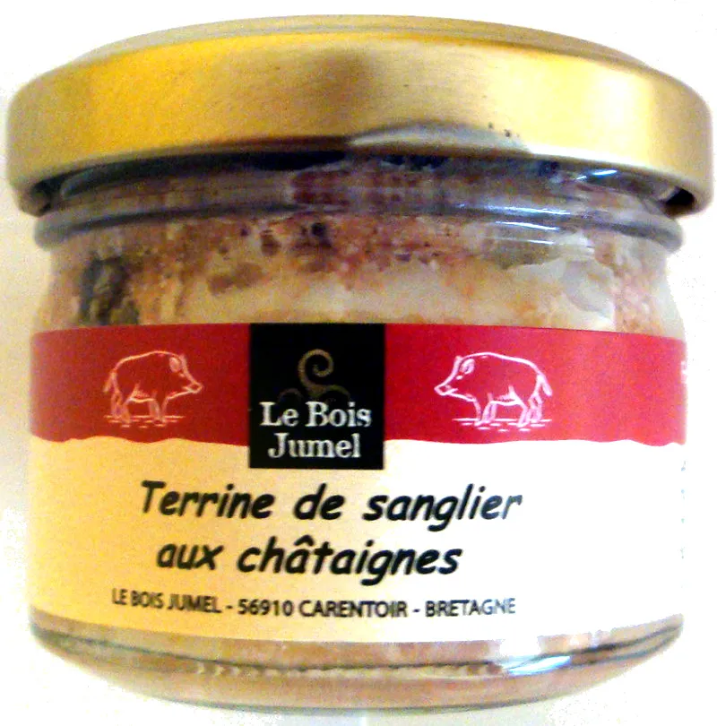 Terrine de sanglier aux châtaignes