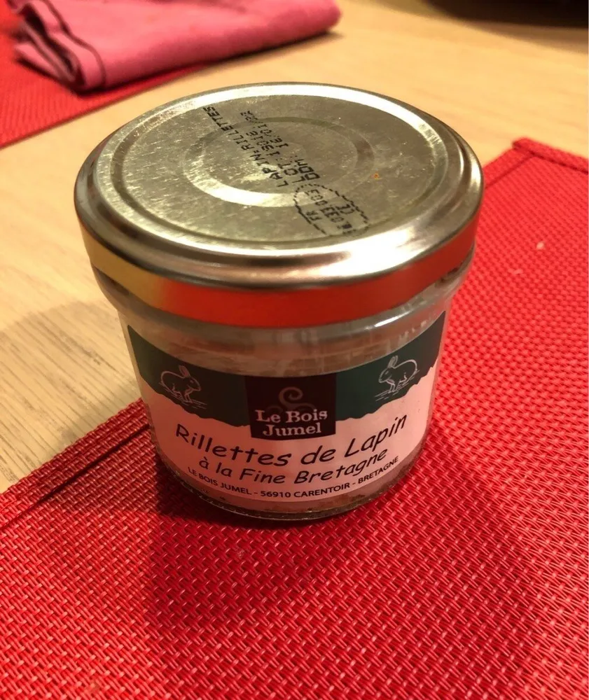 Rillettes de lapin à la fine bretagne