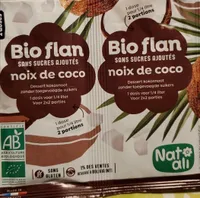 Bio flan noix de coco