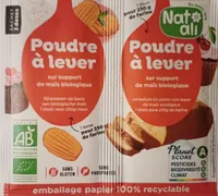 Poudre à lever pour vos patisseries bio