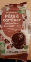 Préparation pour pâte à tartiner