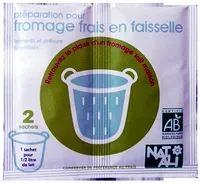 Préparation pour fromage frais en faisselle