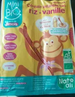 Céréales Bio Bébé 4-6 Mois vanille