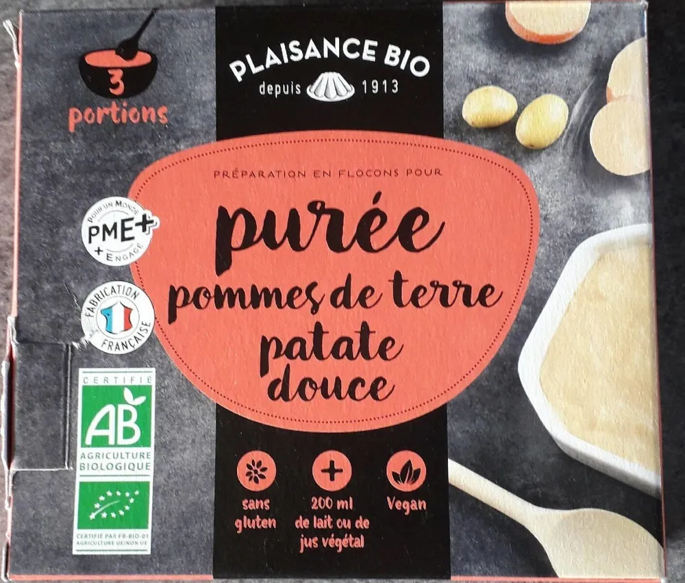 Purée pommes de terre patate douce