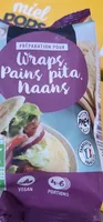 Préparation wraps pains pitance naans