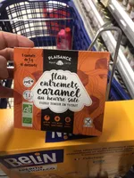 Préparation pour entremets au caramel beurre salé PLAISANCE BIO, 8 sachets