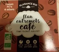 Entremet non sucre cafe etui 8x1/4lit.40g Nature&Aliments
