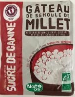 Gateau de semoule millet