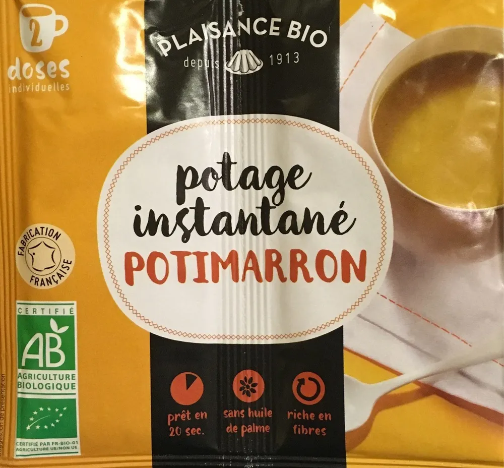 Potage instantané Potimarron